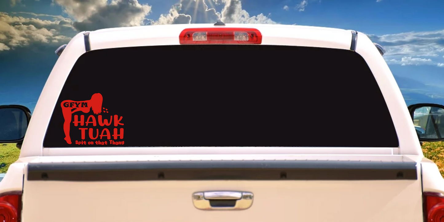 GFYM HAWK TUAH Decals