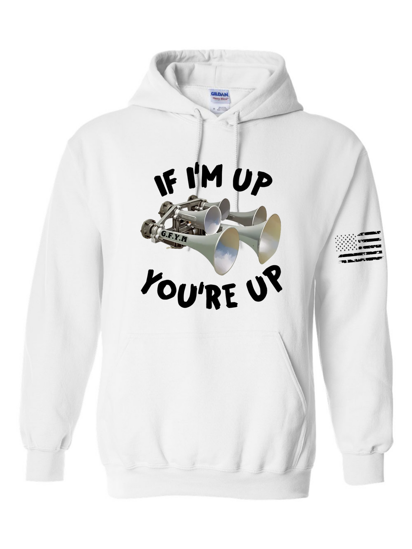 If I'm Up You're Up Leslie train horn Hoodies