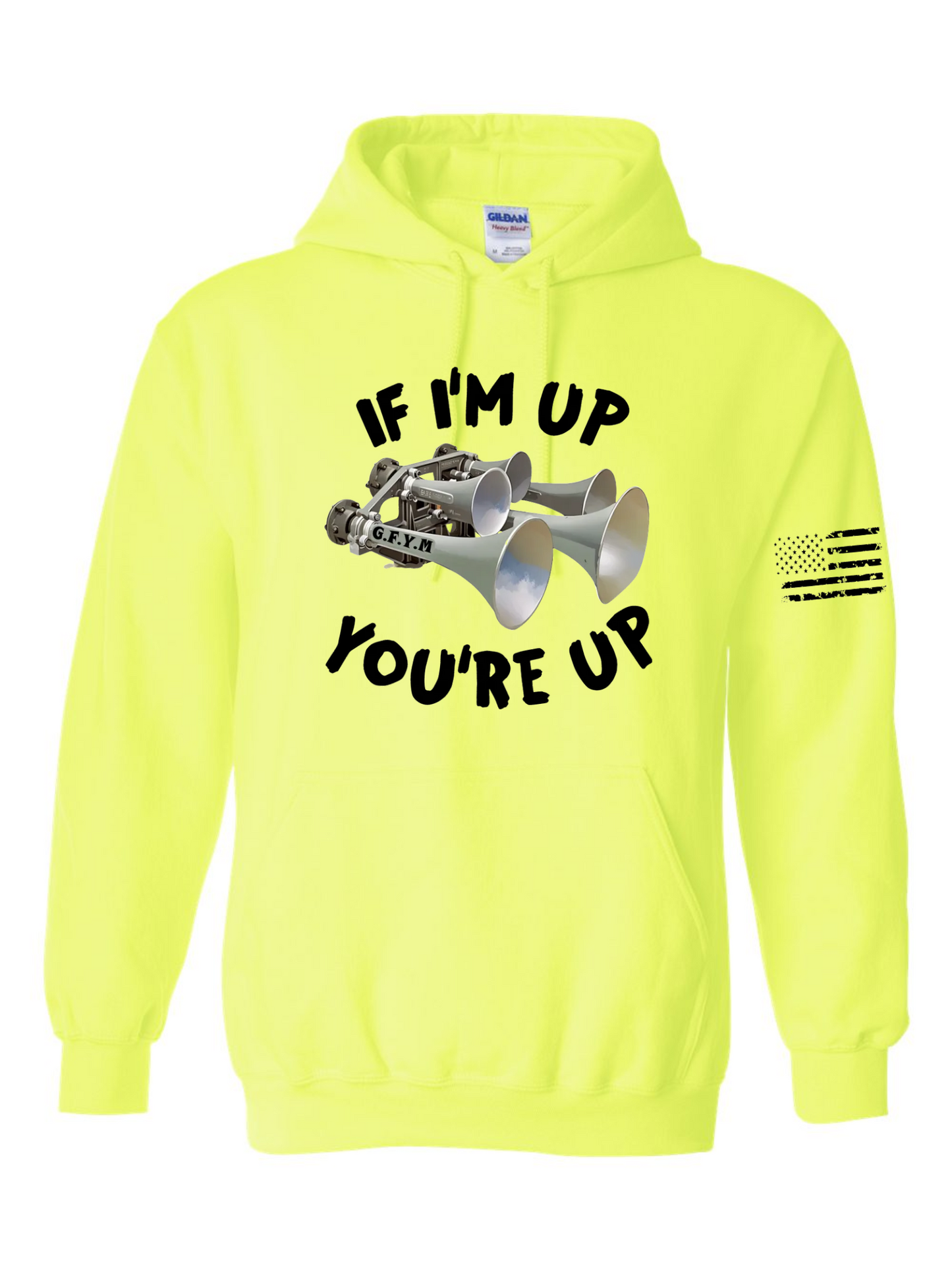 If I'm Up You're Up Leslie train horn Hoodies