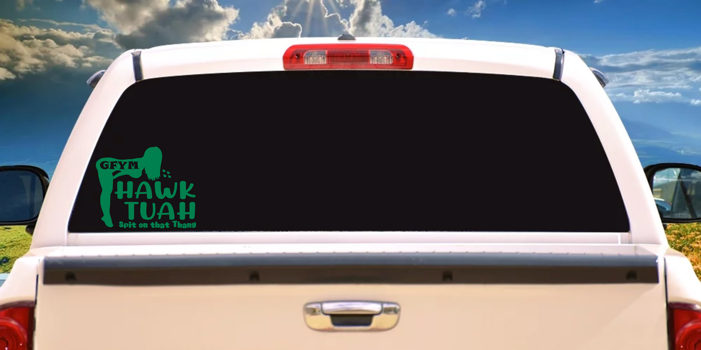 GFYM HAWK TUAH Decals