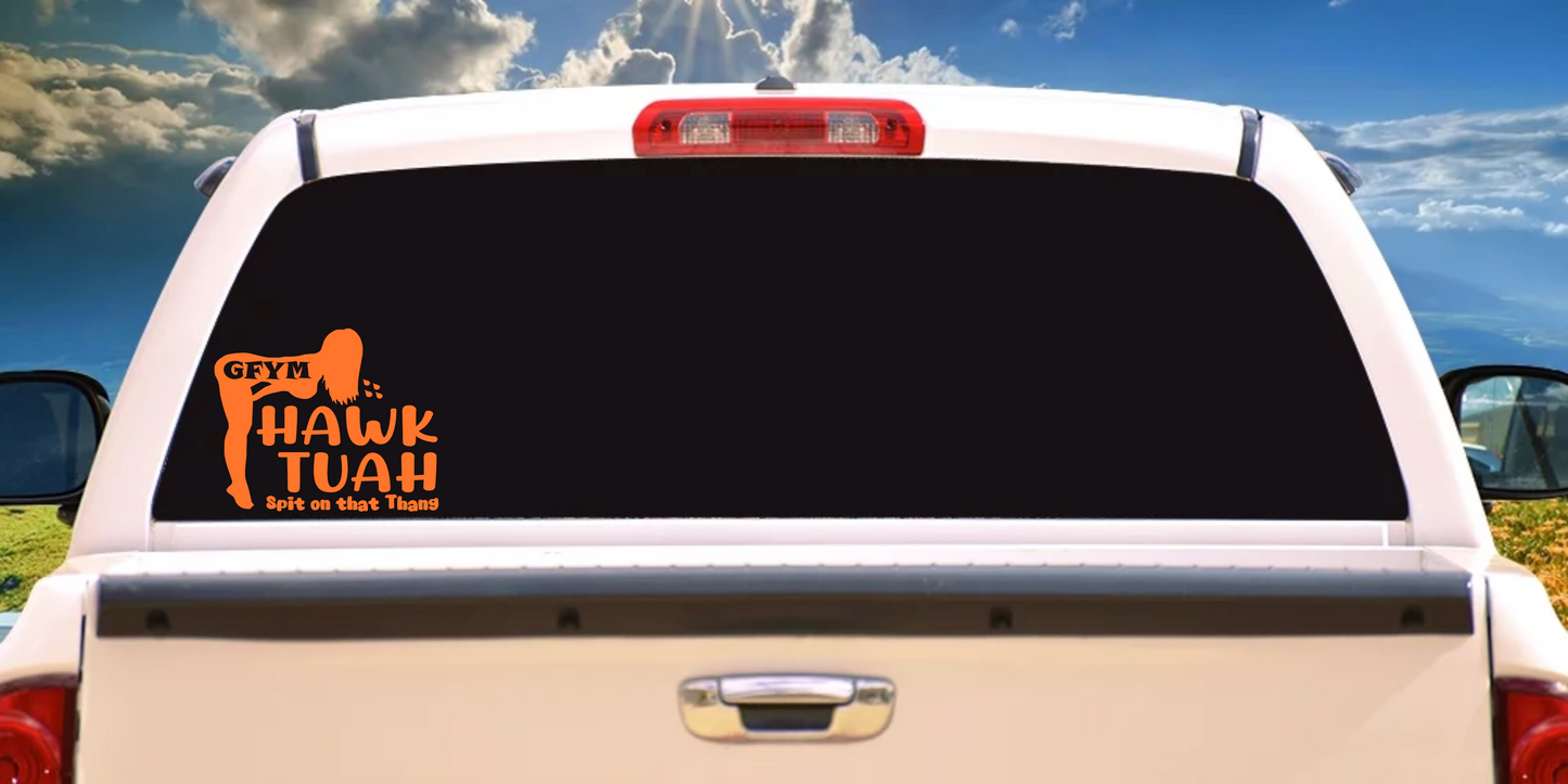 GFYM HAWK TUAH Decals