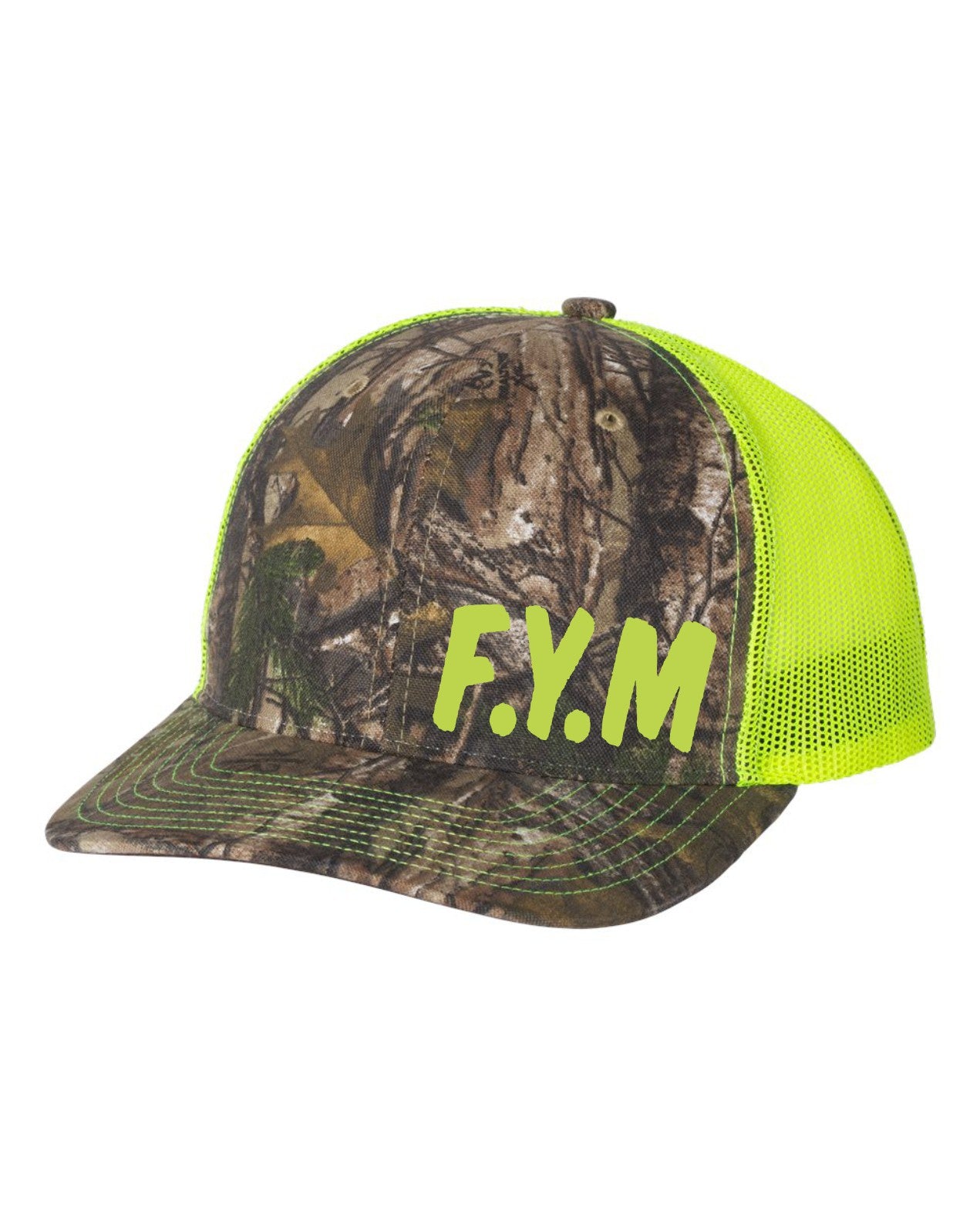 F.Y.M Embroidered Richardson 112 Trucker Hat