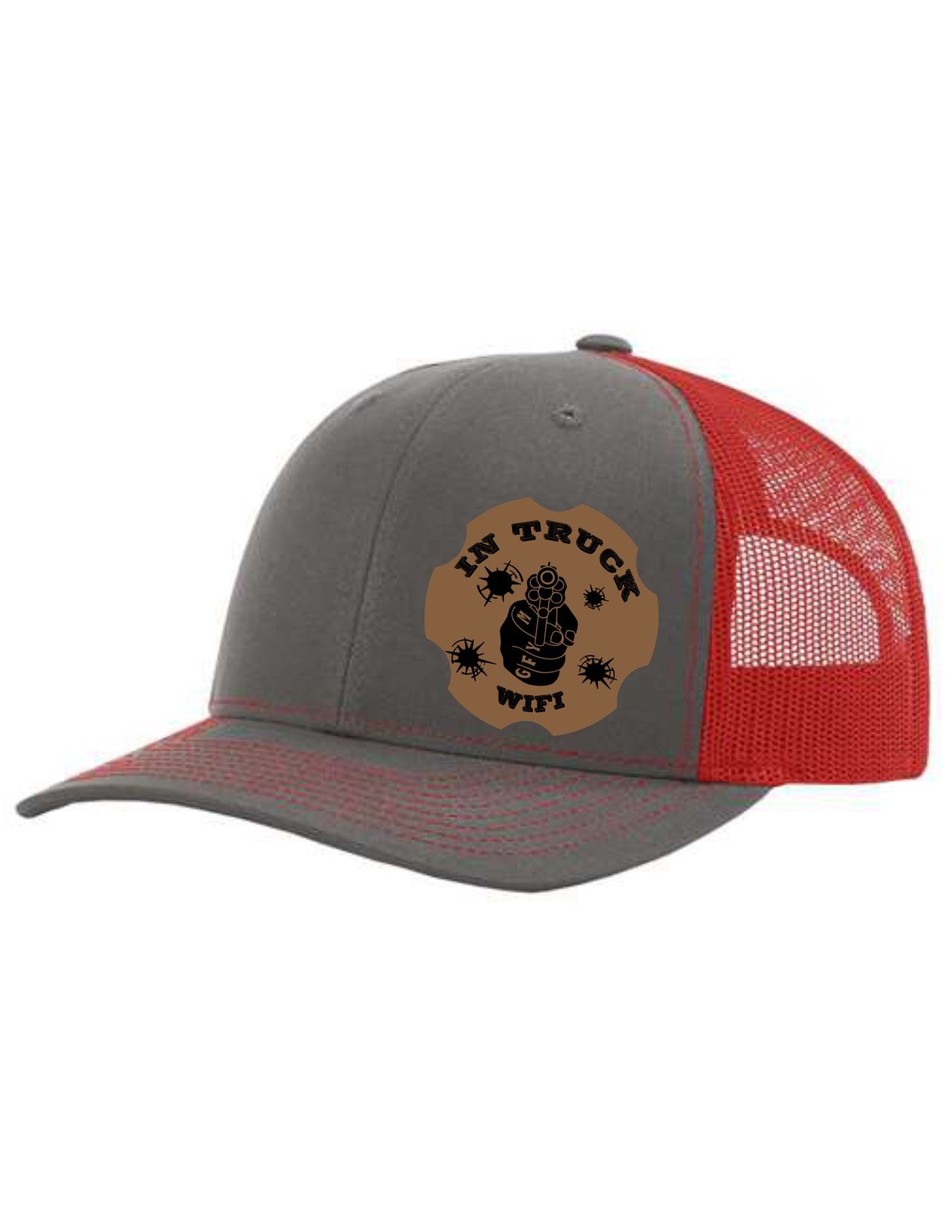 In Truck WiFi Leather Patch Richardson 112 Trucker Hat