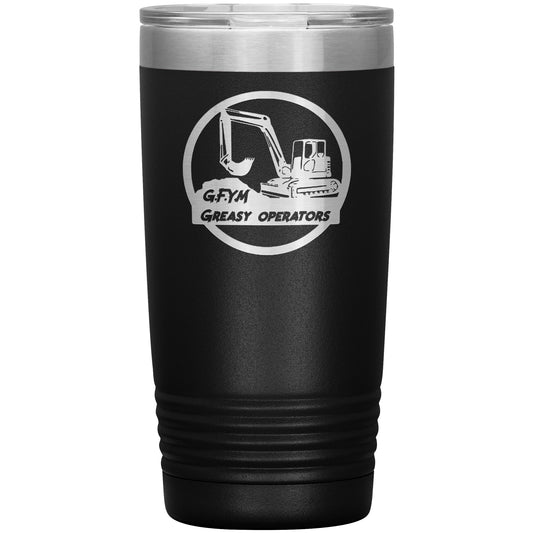 GYFM Greasy Operator Laser Etched 20oz Tumblers