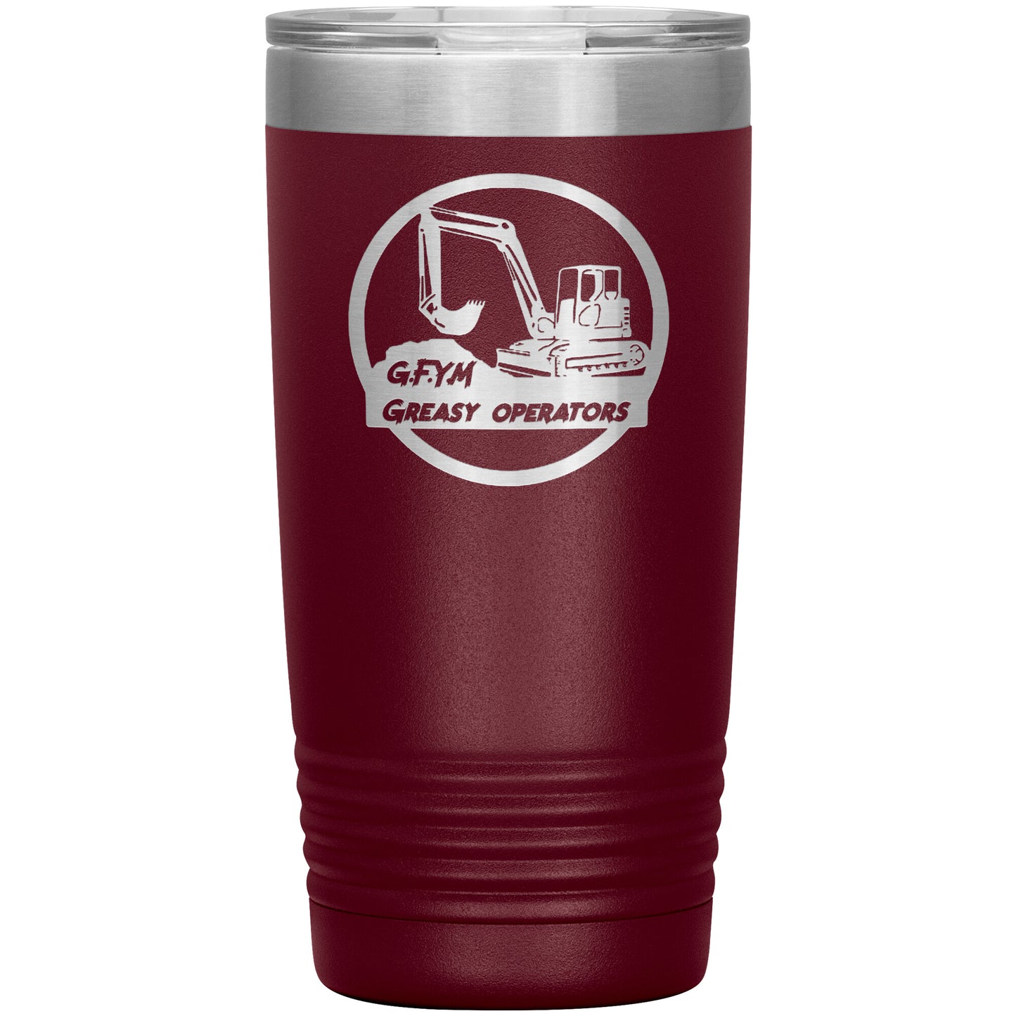 GYFM Greasy Operator Laser Etched 20oz Tumblers