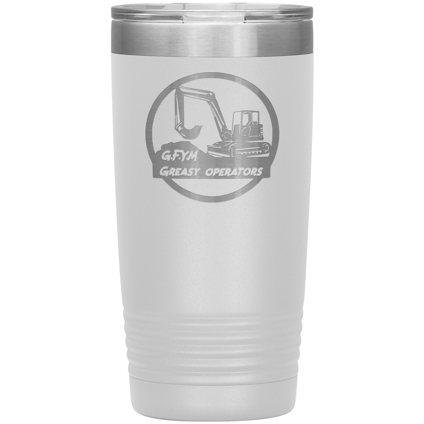 GYFM Greasy Operator Laser Etched 20oz Tumblers