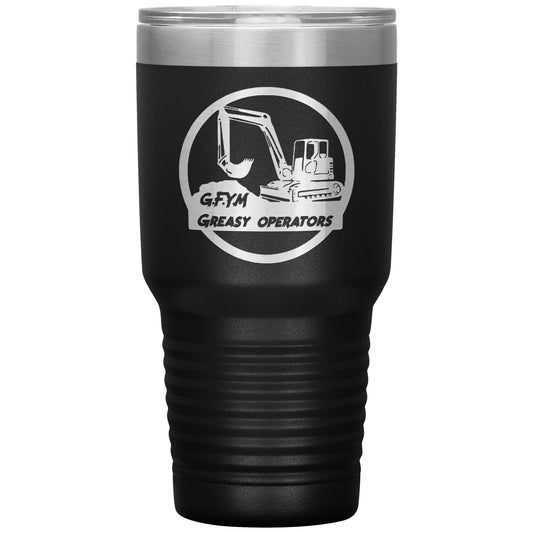 GYFM Greasy Operator Laser Etched 30oz Tumblers