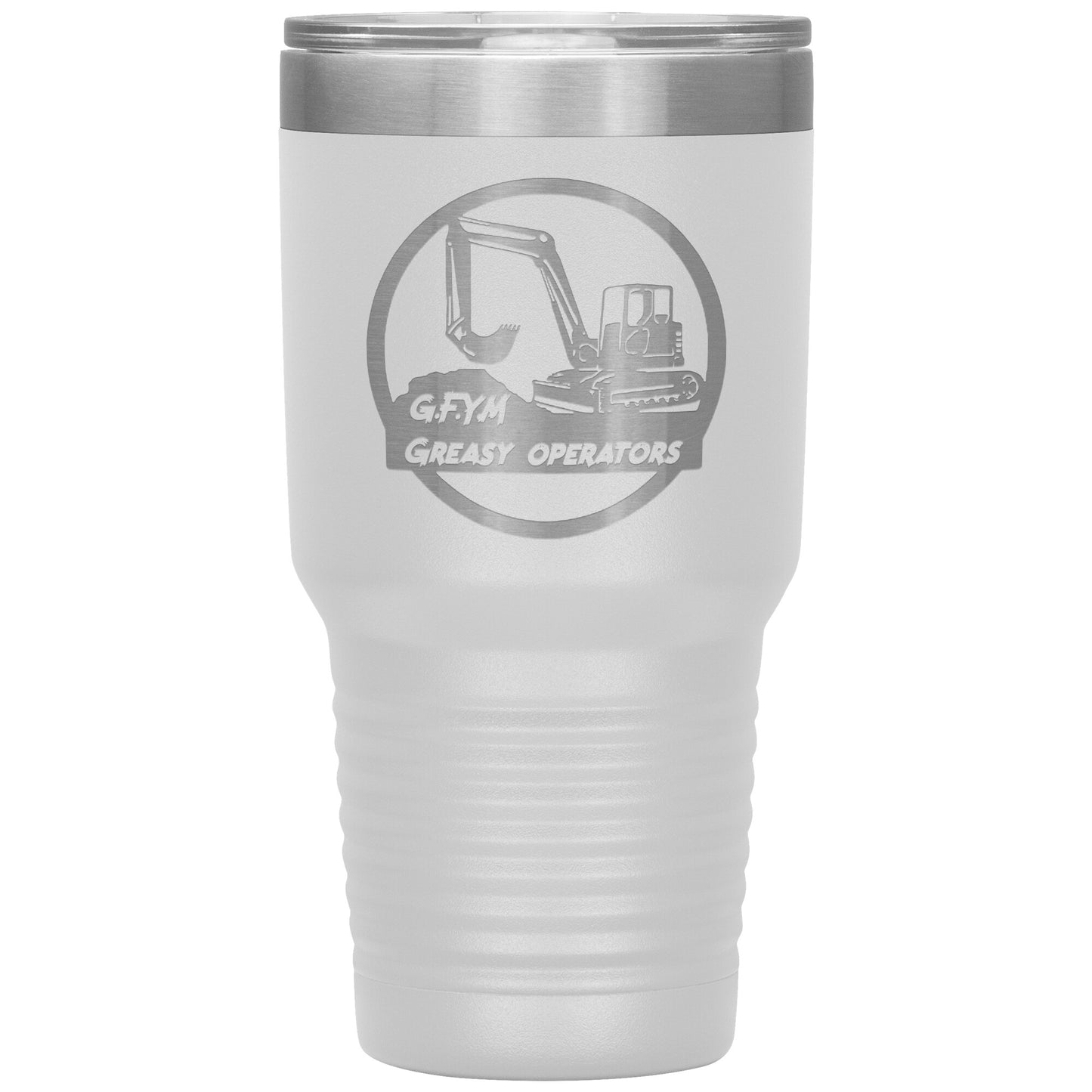 GYFM Greasy Operator Laser Etched 30oz Tumblers