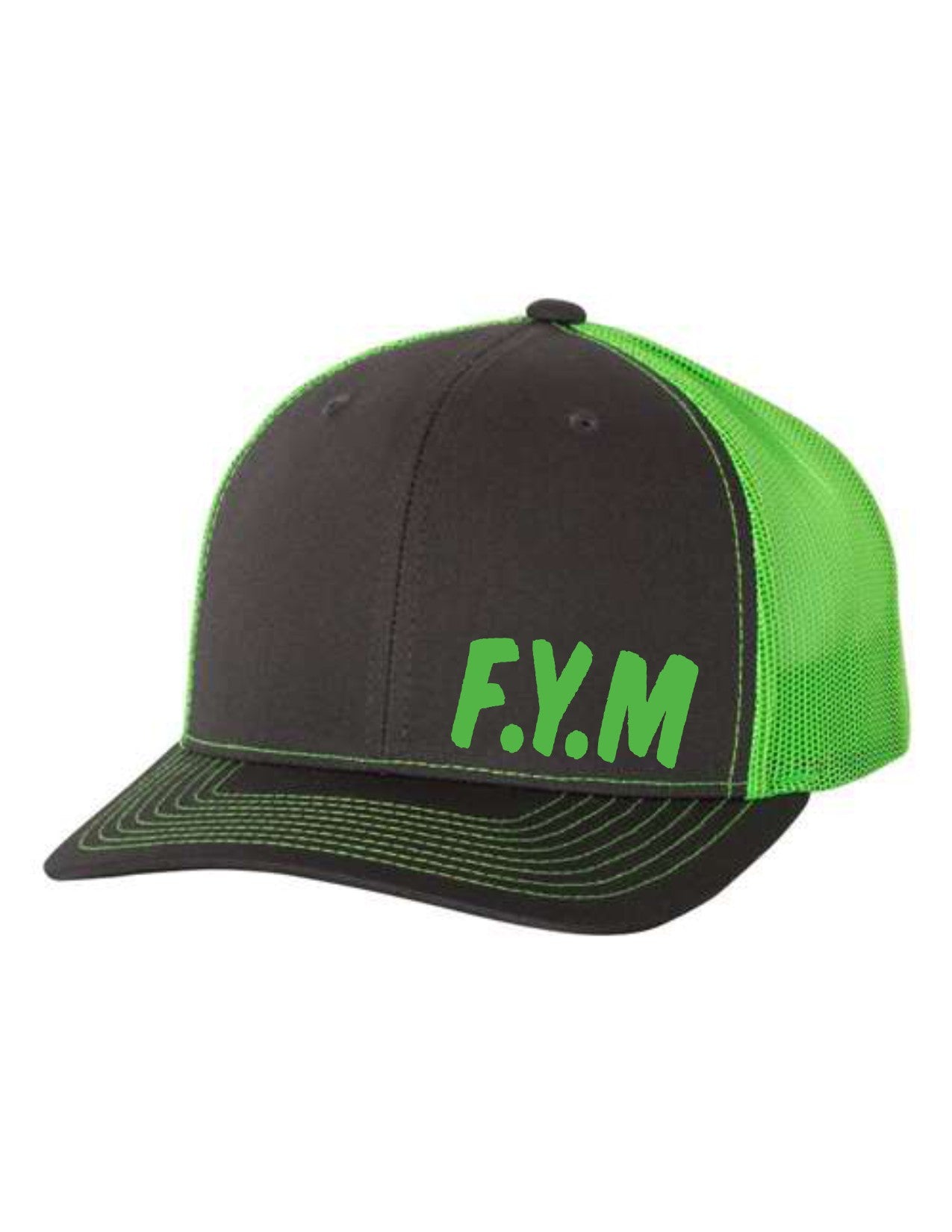 F.Y.M Embroidered Richardson 112 Trucker Hat