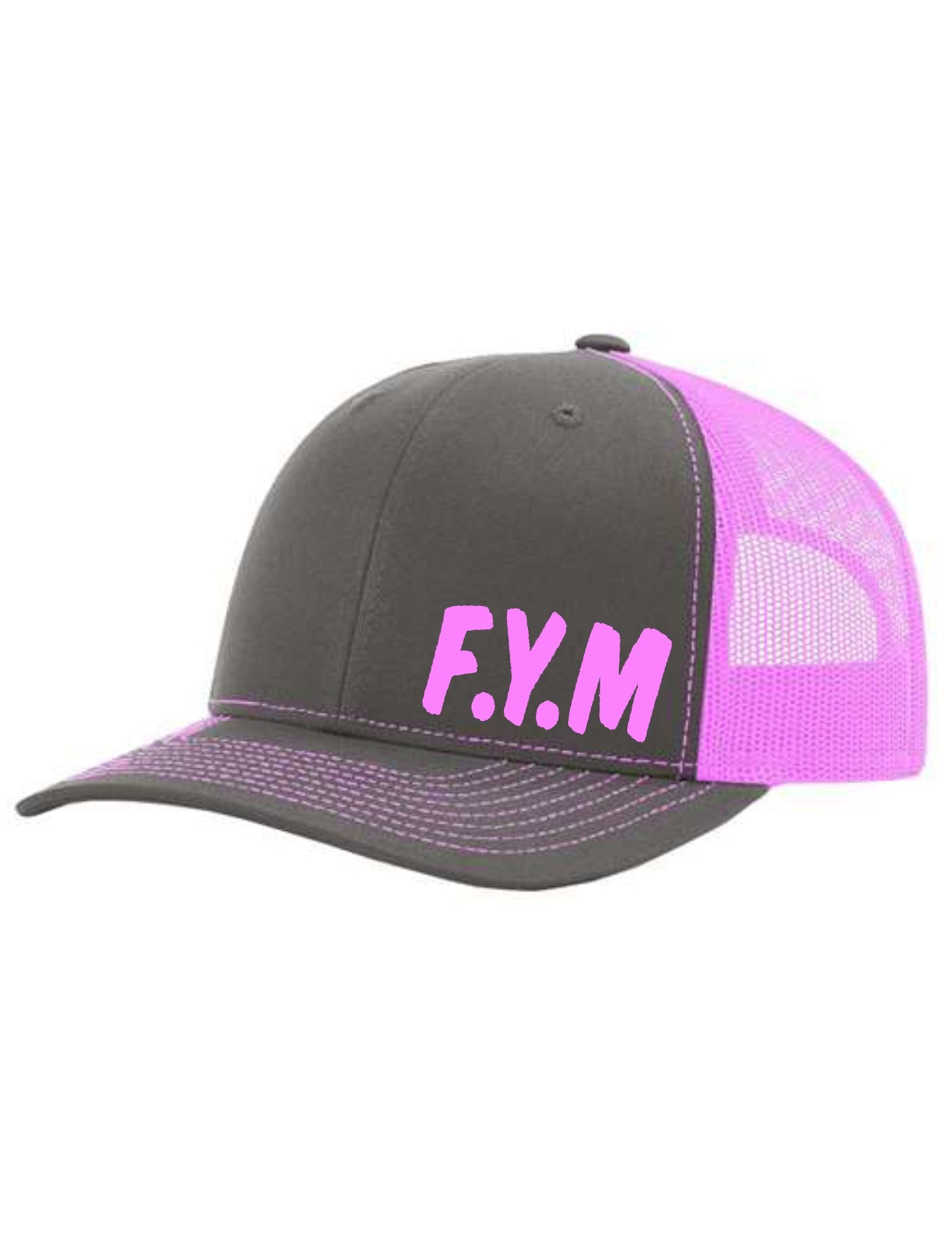 F.Y.M Embroidered Richardson 112 Trucker Hat