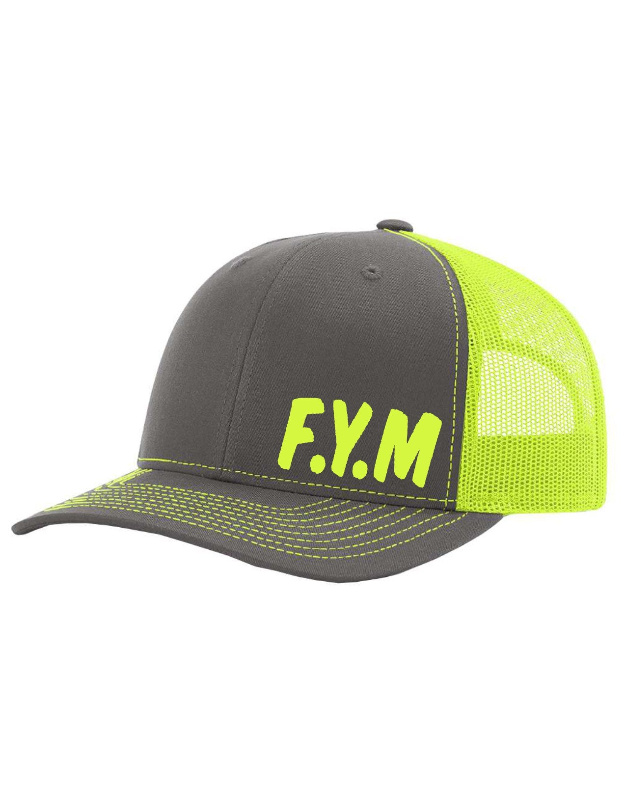 F.Y.M Embroidered Richardson 112 Trucker Hat