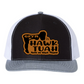 GFYM HAWK TUAH Richardson 112 Trucker Leather Patch Hat