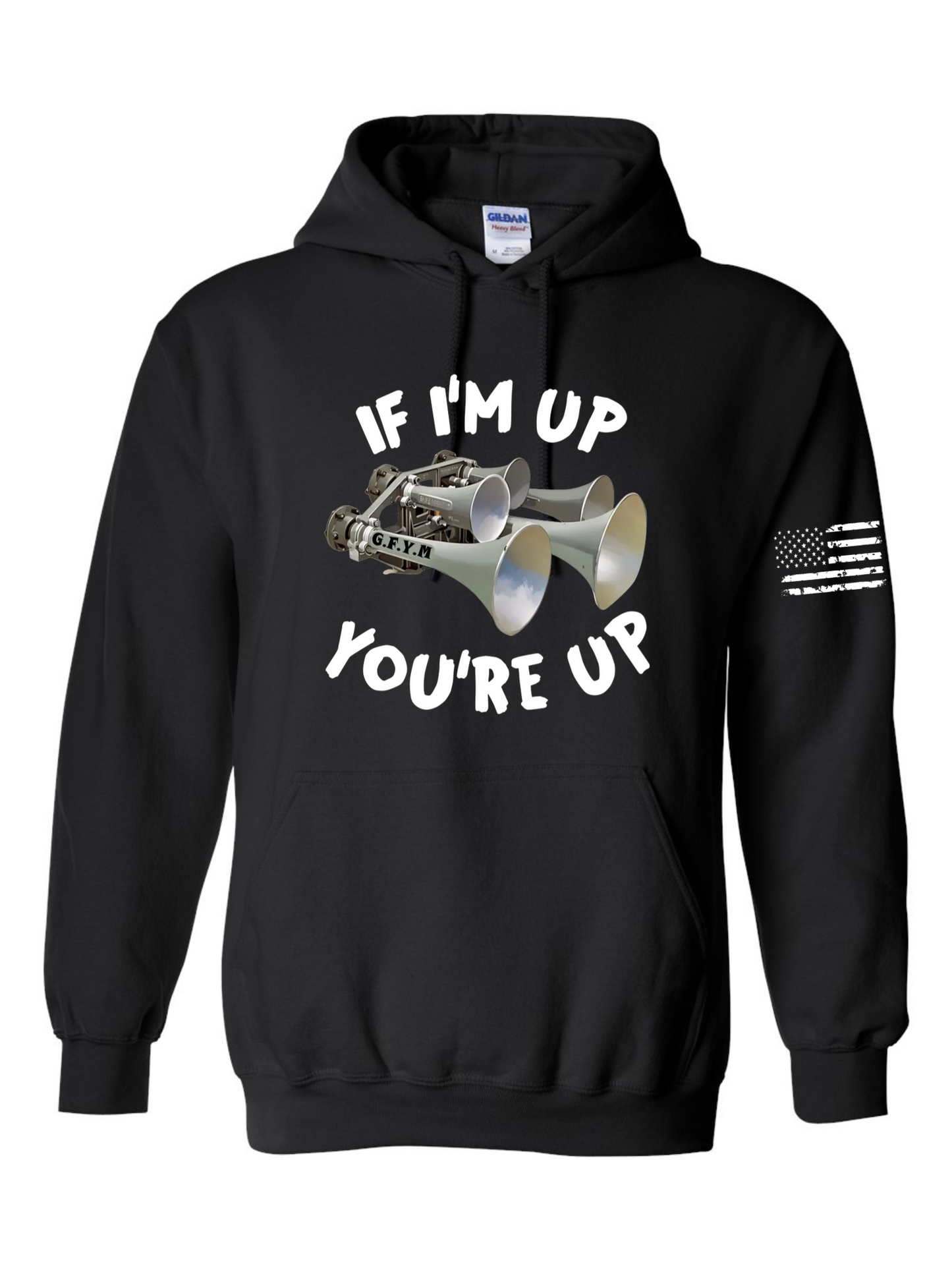 If I'm Up You're Up Leslie train horn Hoodies