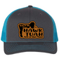 GFYM HAWK TUAH Richardson 112 Trucker Leather Patch Hat