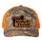 GFYM HAWK TUAH Richardson 112 Trucker Leather Patch Hat