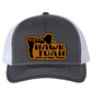 GFYM HAWK TUAH Richardson 112 Trucker Leather Patch Hat