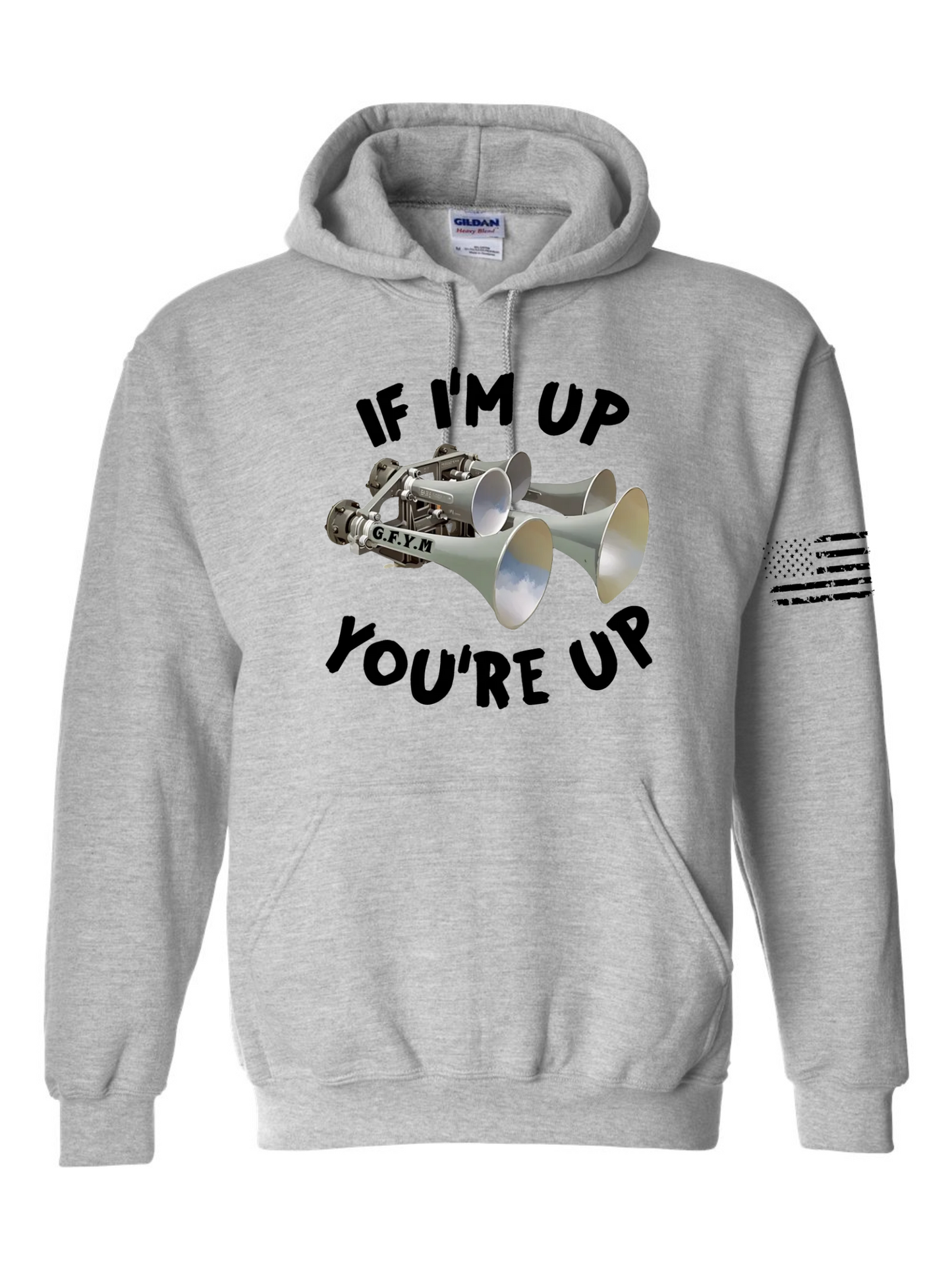 If I'm Up You're Up Leslie train horn Hoodies