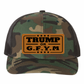 TRUMP or GFYM Richardson 112 Trucker Leather Patch Hat