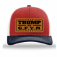 TRUMP or GFYM Richardson 112 Trucker Leather Patch Hat