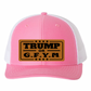 TRUMP or GFYM Richardson 112 Trucker Leather Patch Hat