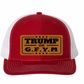 TRUMP or GFYM Richardson 112 Trucker Leather Patch Hat