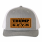 TRUMP or GFYM Richardson 112 Trucker Leather Patch Hat