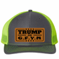 TRUMP or GFYM Richardson 112 Trucker Leather Patch Hat