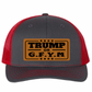 TRUMP or GFYM Richardson 112 Trucker Leather Patch Hat