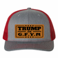 TRUMP or GFYM Richardson 112 Trucker Leather Patch Hat