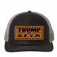 TRUMP or GFYM Richardson 112 Trucker Leather Patch Hat