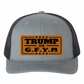 TRUMP or GFYM Richardson 112 Trucker Leather Patch Hat