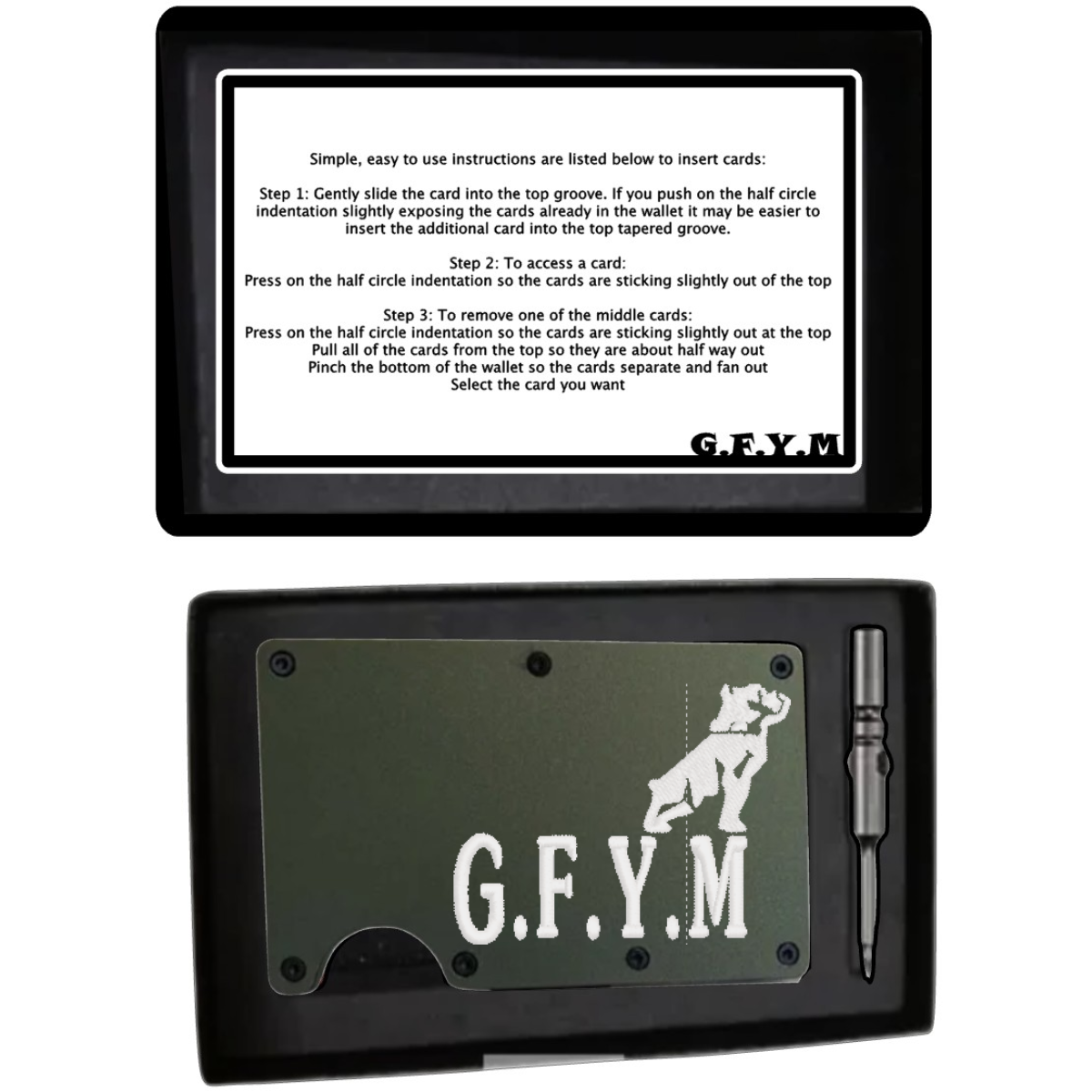 GFYM Minimalist Aluminum Wallet