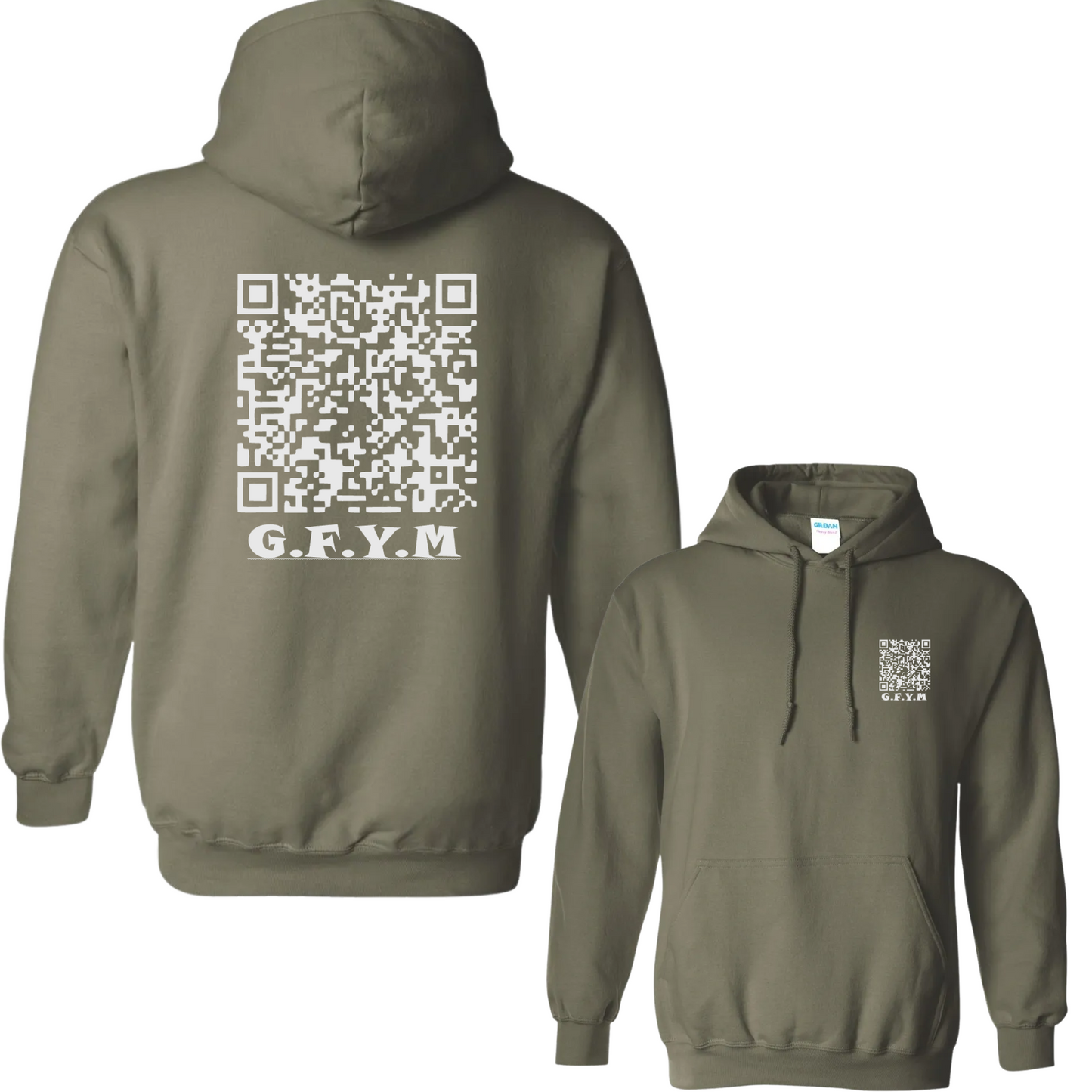 GFYM QR Code Hoodie