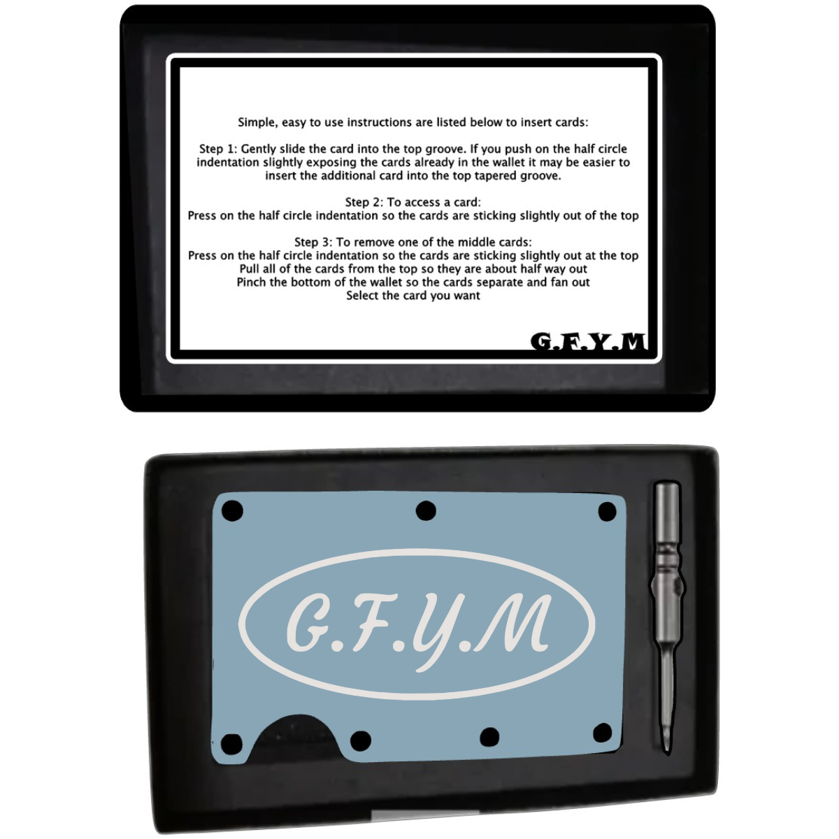 GFYM Minimalist Aluminum Wallet