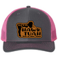 GFYM HAWK TUAH Richardson 112 Trucker Leather Patch Hat