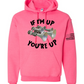 If I'm Up You're Up Leslie train horn Hoodies