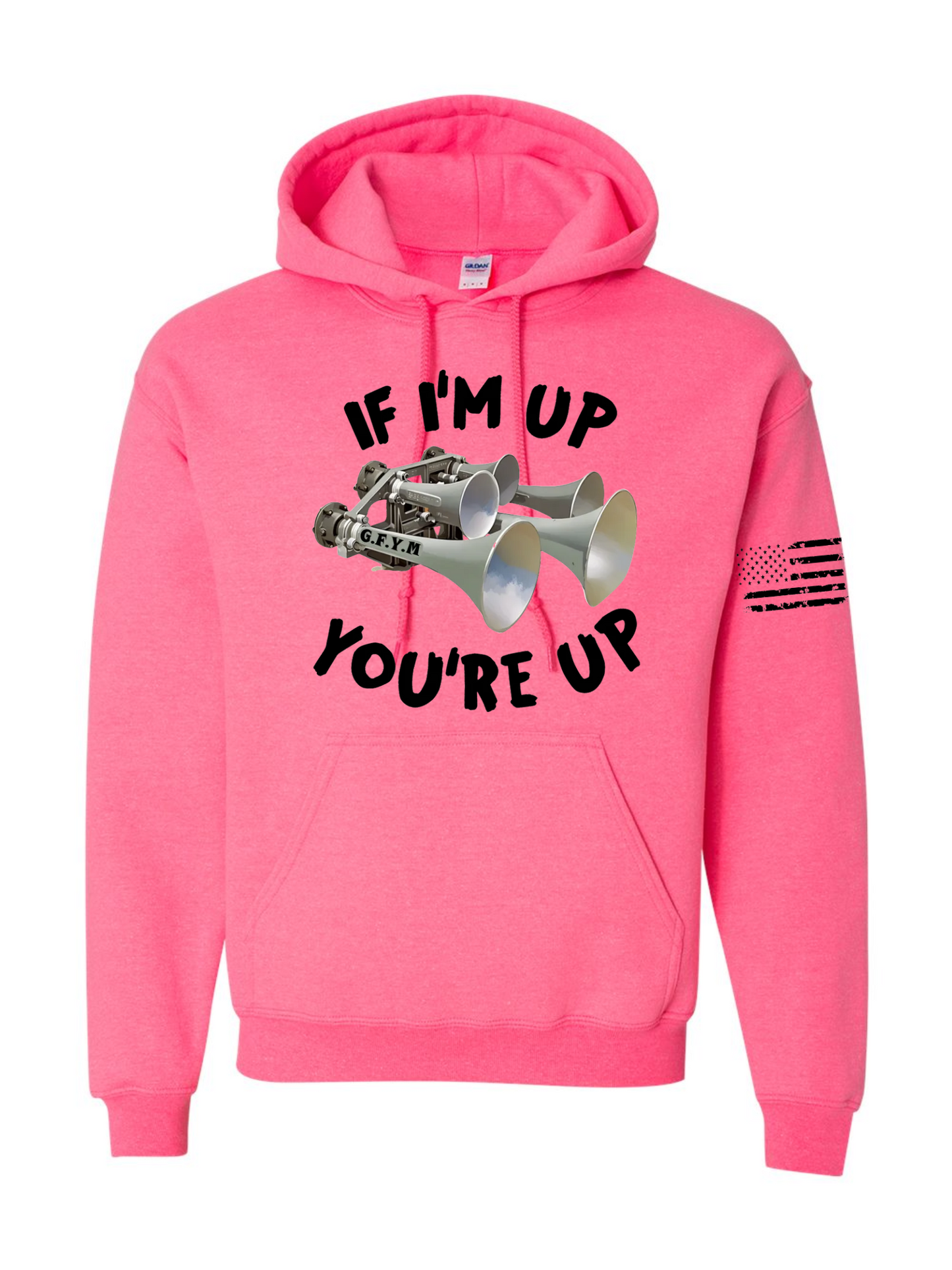 If I'm Up You're Up Leslie train horn Hoodies