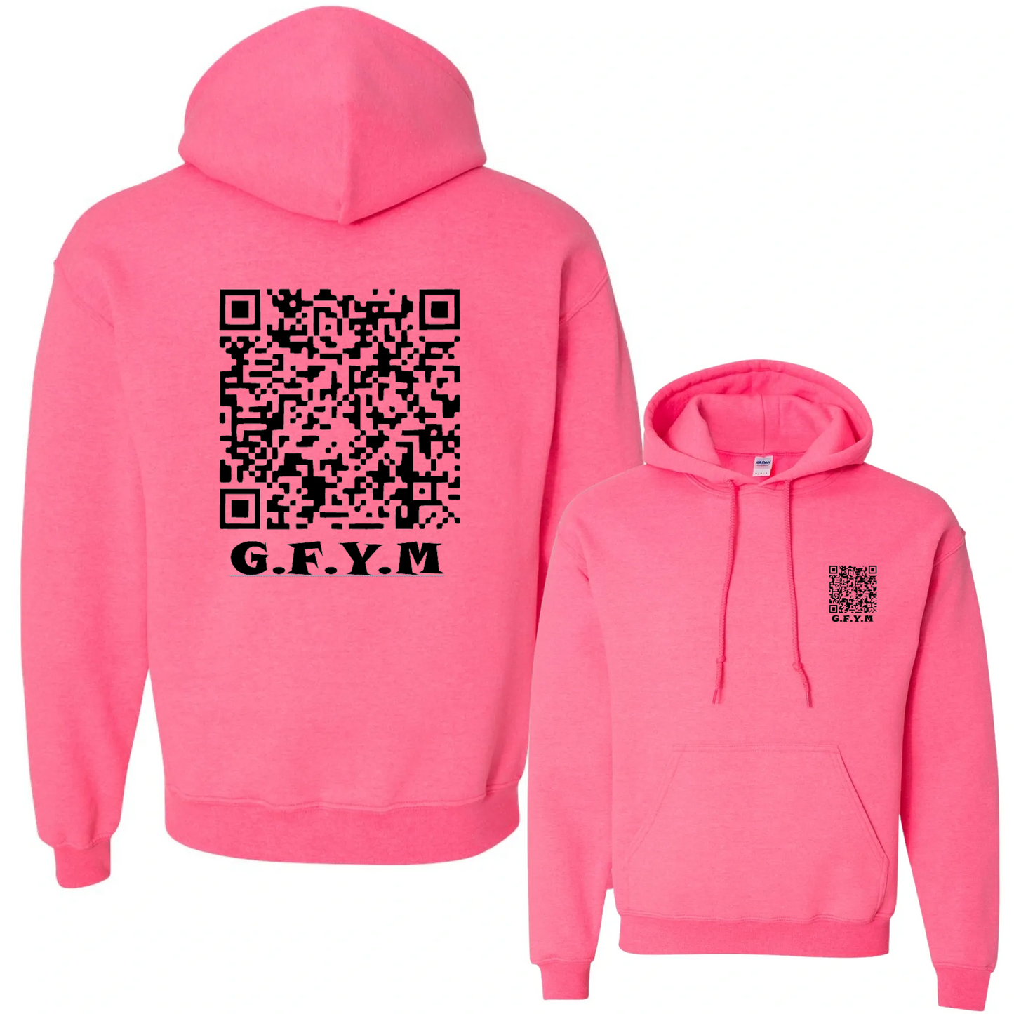 GFYM QR Code Hoodie