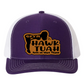 GFYM HAWK TUAH Richardson 112 Trucker Leather Patch Hat