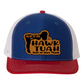 GFYM HAWK TUAH Richardson 112 Trucker Leather Patch Hat