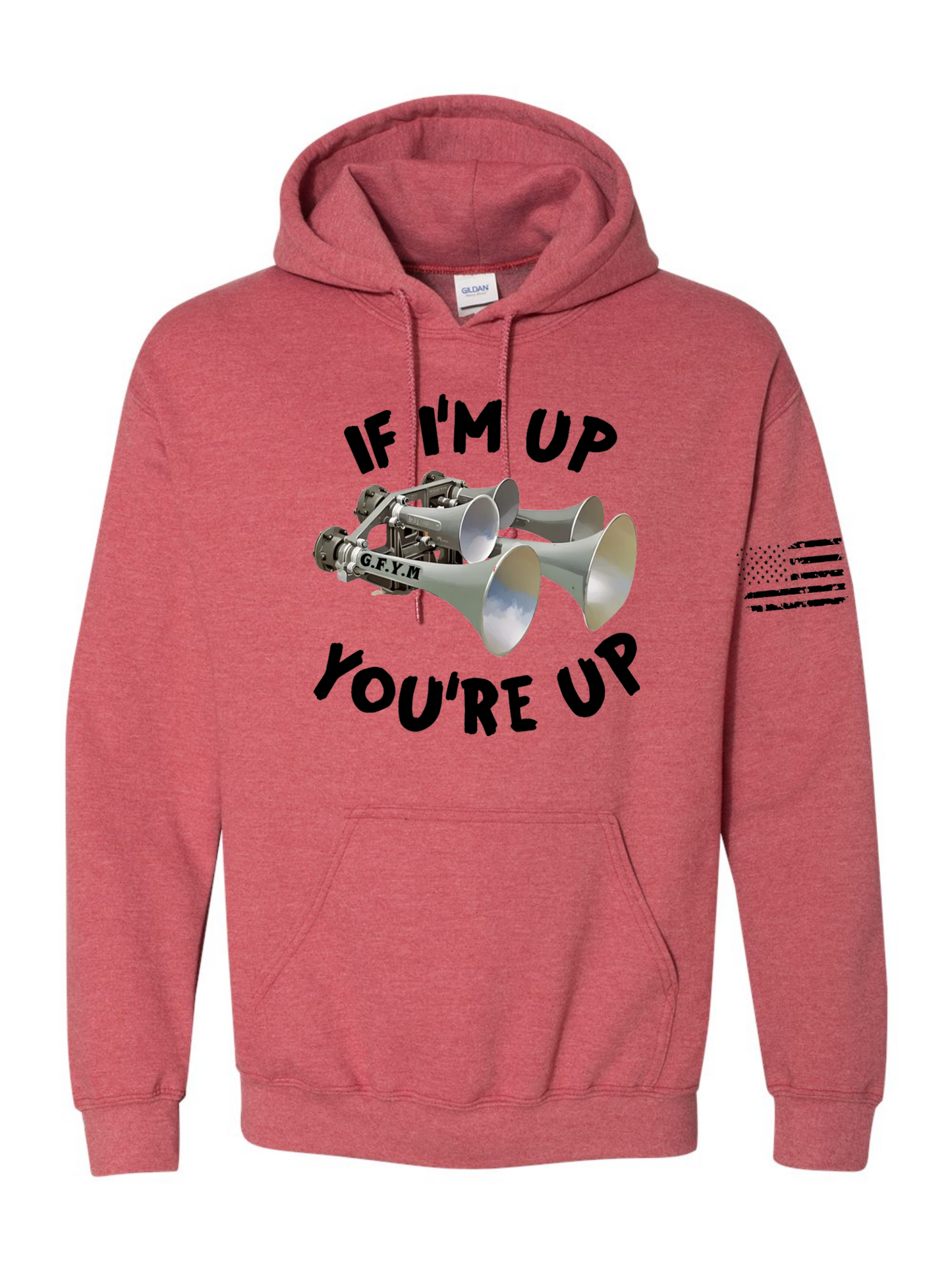 If I'm Up You're Up Leslie train horn Hoodies