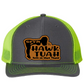 GFYM HAWK TUAH Richardson 112 Trucker Leather Patch Hat