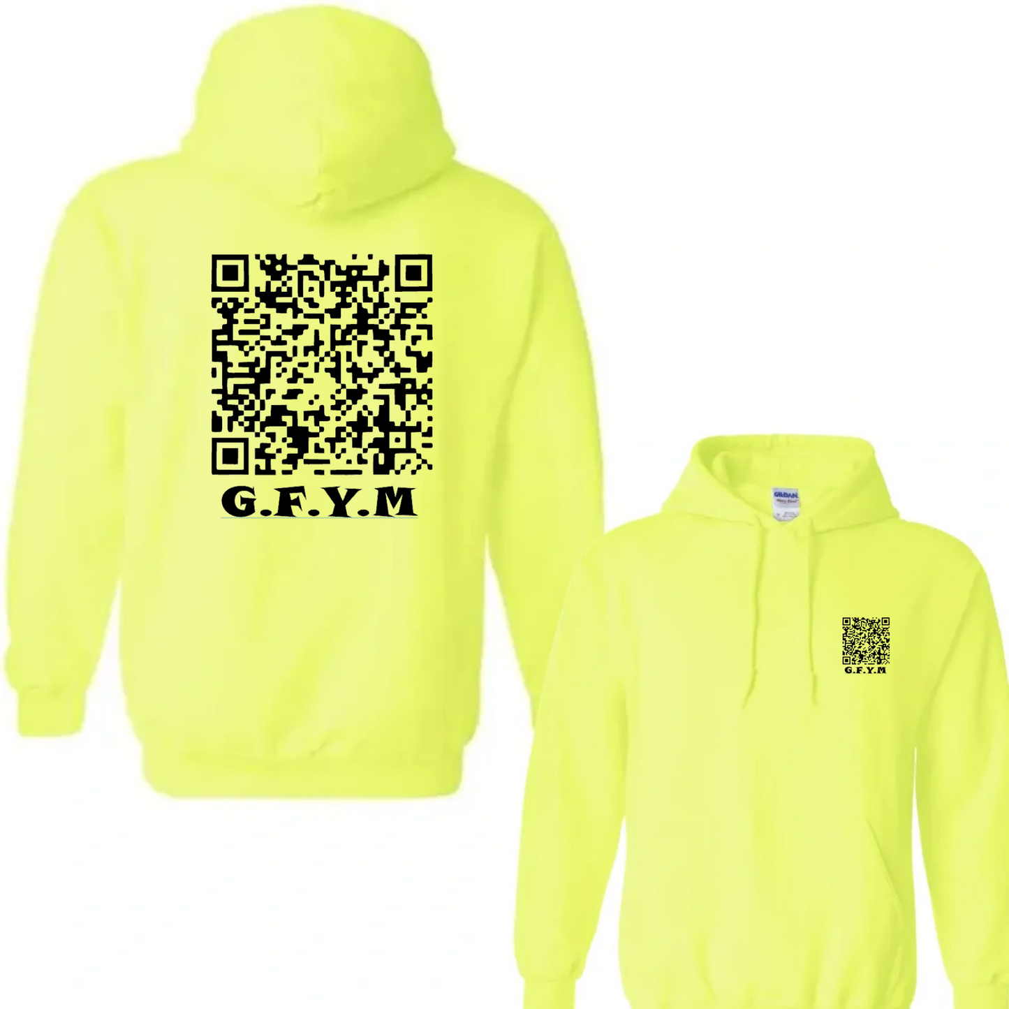 GFYM QR Code Hoodie