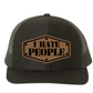 I Hate People Leather Patch Richardson 112 Trucker Hat