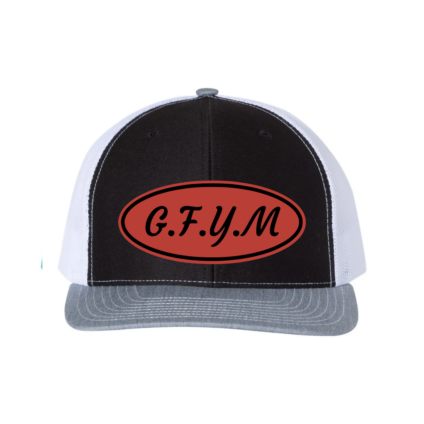 G.F.Y.M Oval Richardson 112 Trucker Hat and Sticker