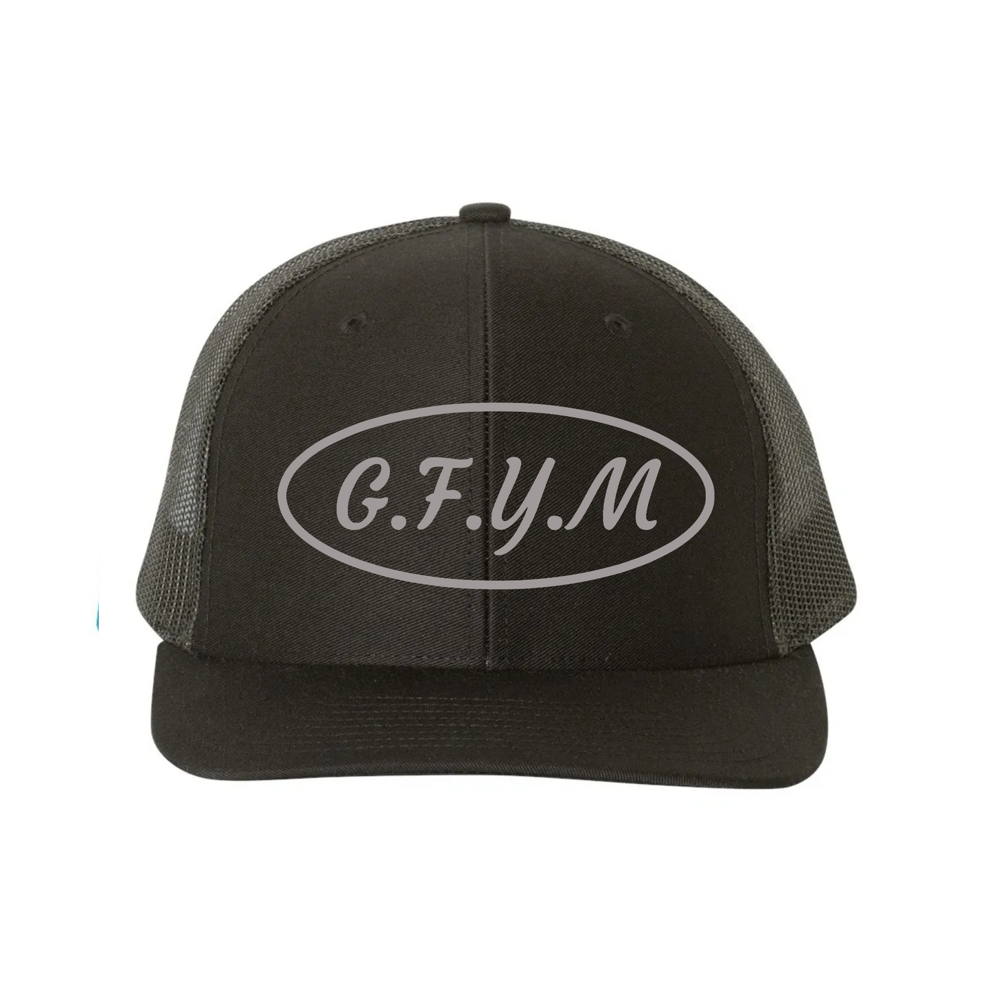 G.F.Y.M Oval Richardson 112 Trucker Hat and Sticker