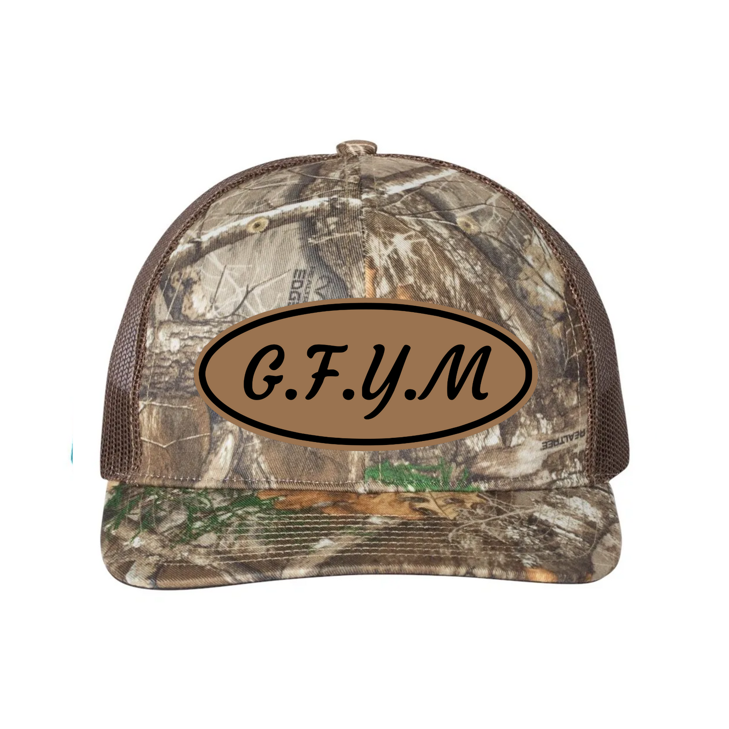 G.F.Y.M Oval Richardson 112 Trucker Hat and Sticker