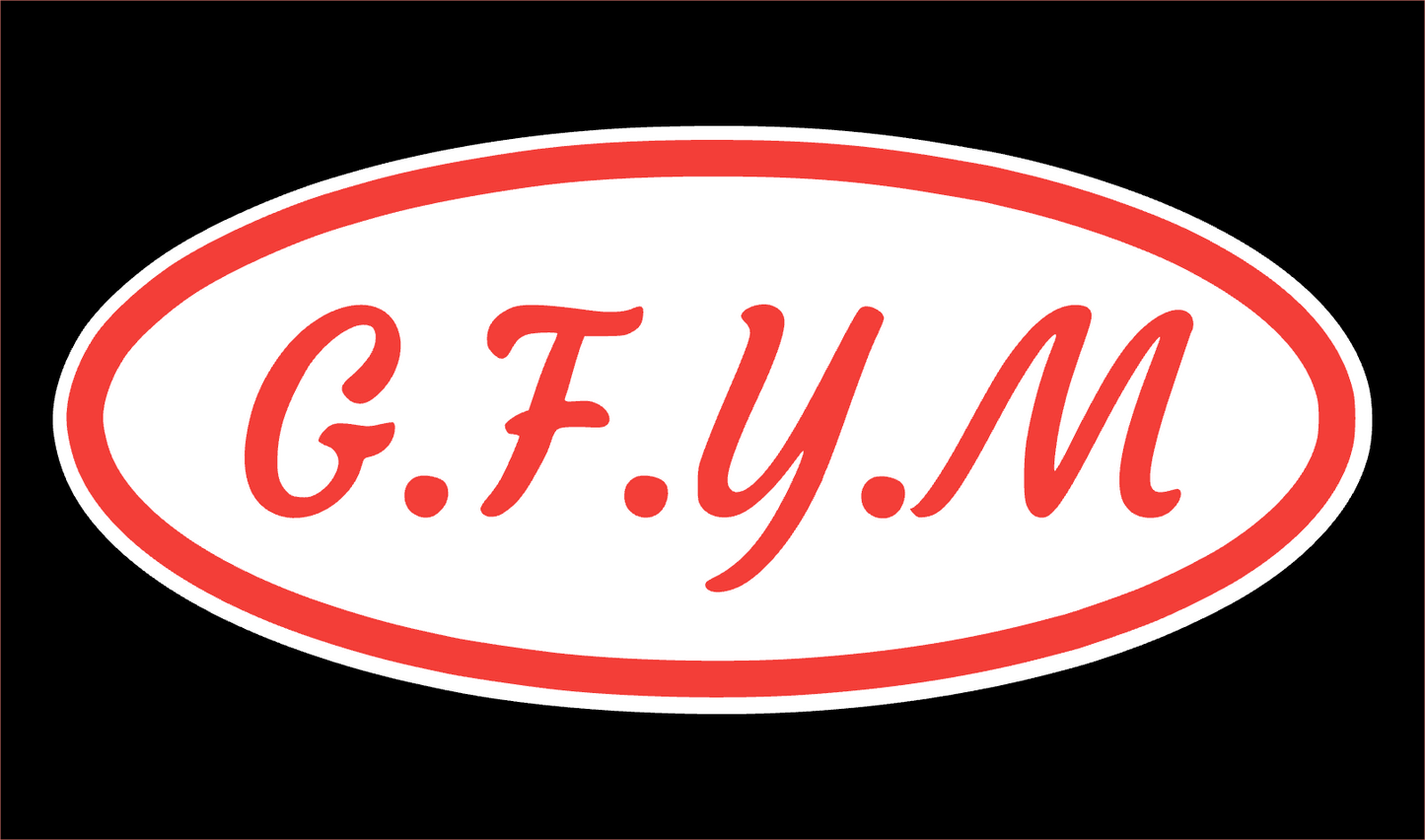 G.F.Y.M Oval Richardson 112 Trucker Hat and Sticker