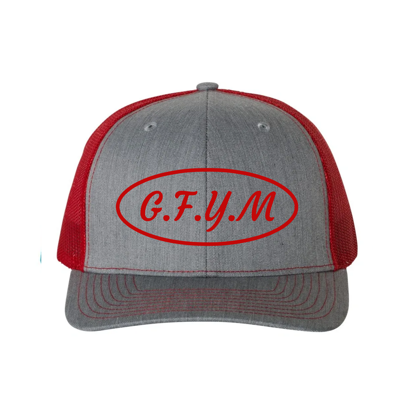 G.F.Y.M Oval Richardson 112 Trucker Hat and Sticker