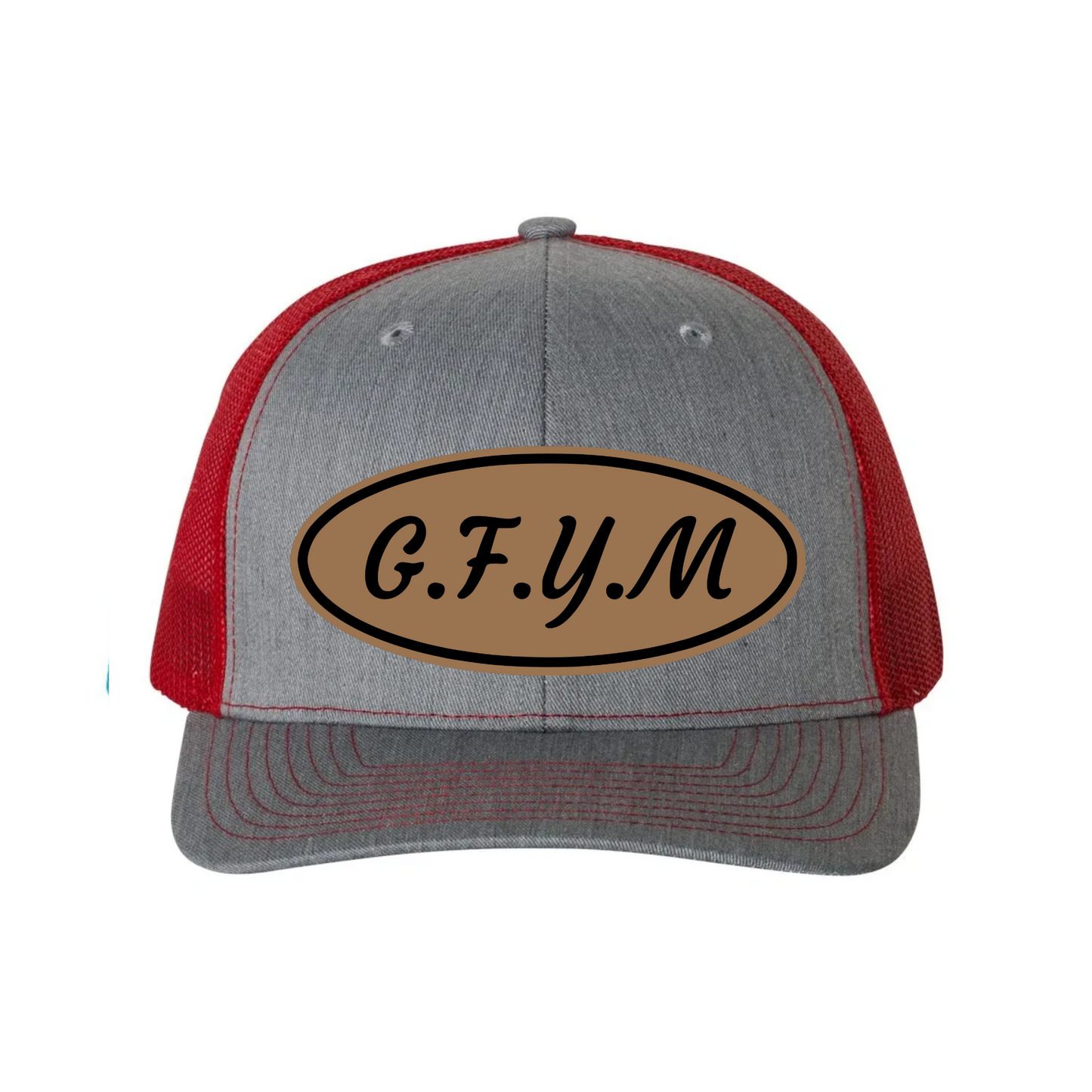 G.F.Y.M Oval Richardson 112 Trucker Hat and Sticker